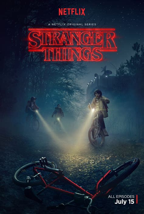 stranger things tv series.